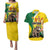 Personalized Canada Saskatchewan Province Couples Matching Puletasi and Hawaiian Shirt Multis e Gentibus Vires