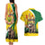 Personalized Canada Saskatchewan Province Couples Matching Tank Maxi Dress and Hawaiian Shirt Multis e Gentibus Vires