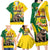 Personalized Canada Saskatchewan Province Family Matching Long Sleeve Bodycon Dress and Hawaiian Shirt Multis e Gentibus Vires