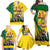 Personalized Canada Saskatchewan Province Family Matching Off Shoulder Maxi Dress and Hawaiian Shirt Multis e Gentibus Vires