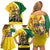 Personalized Canada Saskatchewan Province Family Matching Off Shoulder Short Dress and Hawaiian Shirt Multis e Gentibus Vires