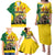 Personalized Canada Saskatchewan Province Family Matching Puletasi and Hawaiian Shirt Multis e Gentibus Vires