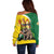 Personalized Canada Saskatchewan Province Off Shoulder Sweater Multis e Gentibus Vires