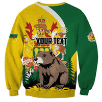 Personalized Canada Saskatchewan Province Sweatshirt Multis e Gentibus Vires
