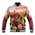 Netherlands Easter 2024 Baseball Jacket Bunny With Tulips Flowers Field - Wonder Print Shop