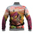 Netherlands Easter 2024 Baseball Jacket Bunny With Tulips Flowers Field - Wonder Print Shop