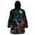 Australia Easter 2024 Wearable Blanket Hoodie Bunny With Aboriginal Eggs At Starry Night