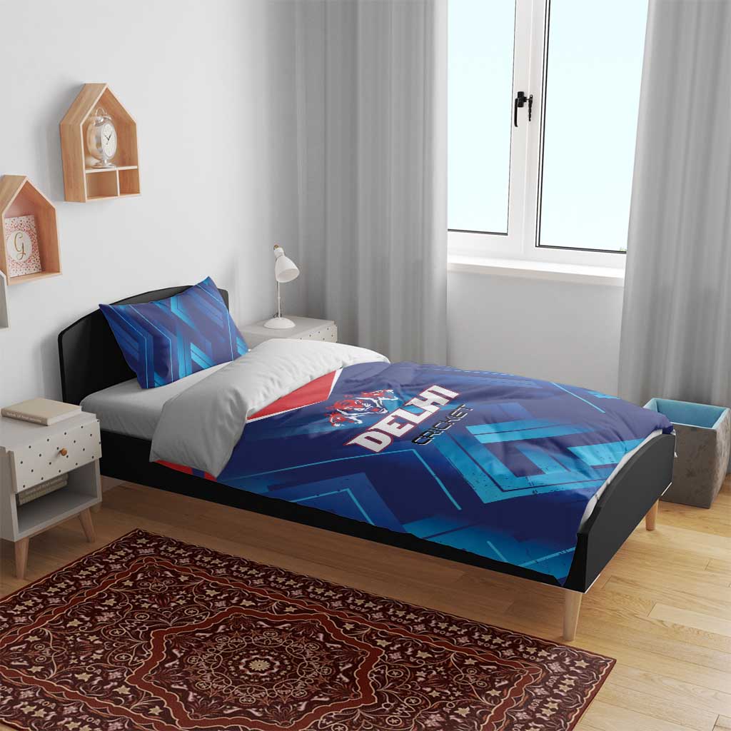 Capitals Delhi 2025 Cricket Bedding Set Fight Till The End