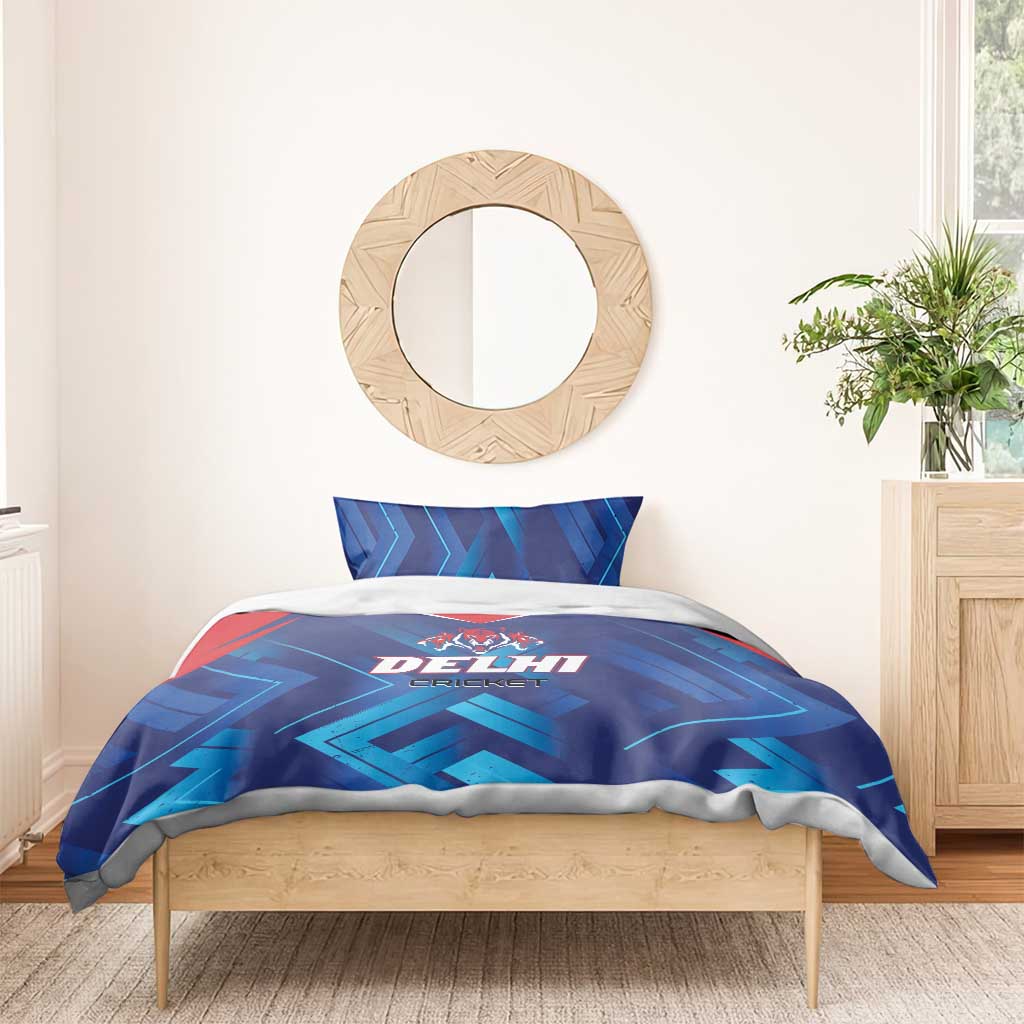 Capitals Delhi 2025 Cricket Bedding Set Fight Till The End