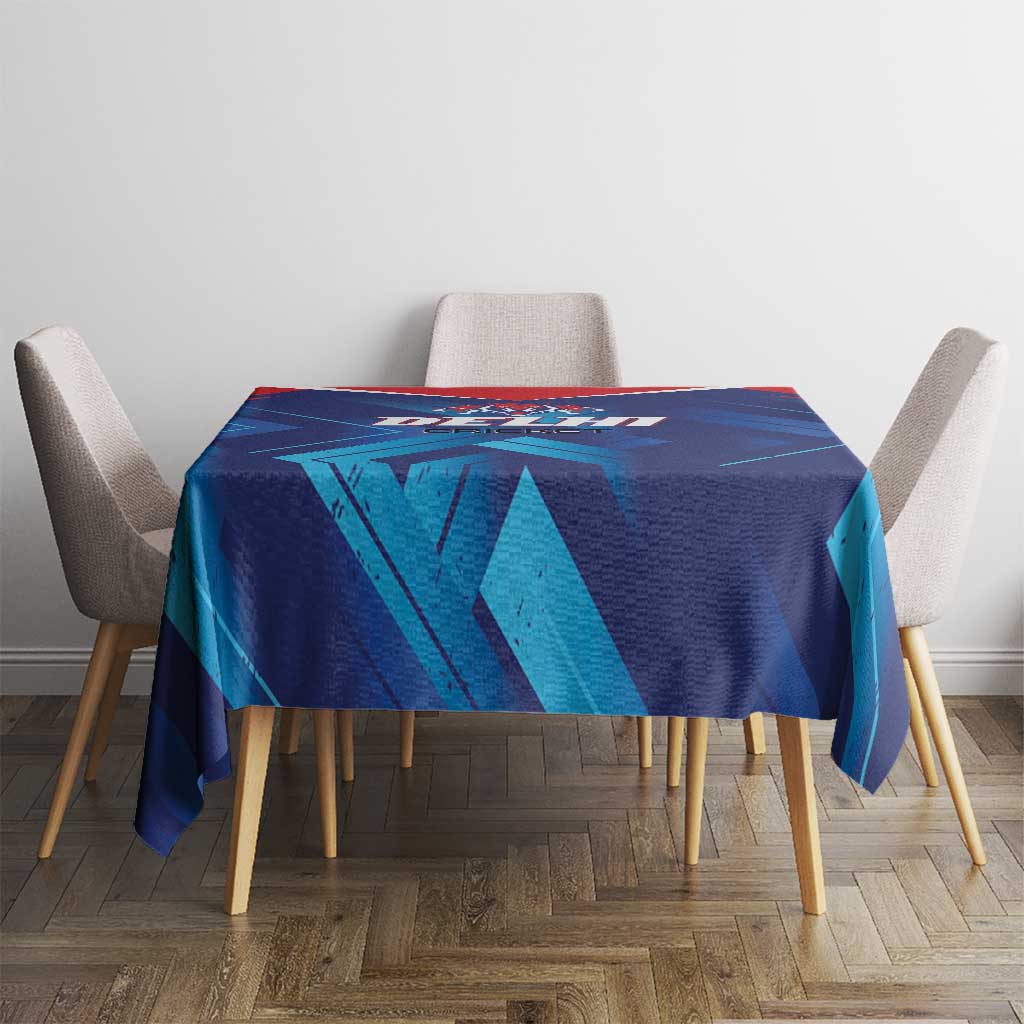 Capitals Delhi 2025 Cricket Tablecloth Fight Till The End