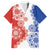 Paraguay Nanduti Traditional Lace Stylized Family Matching Long Sleeve Bodycon Dress and Hawaiian Shirt