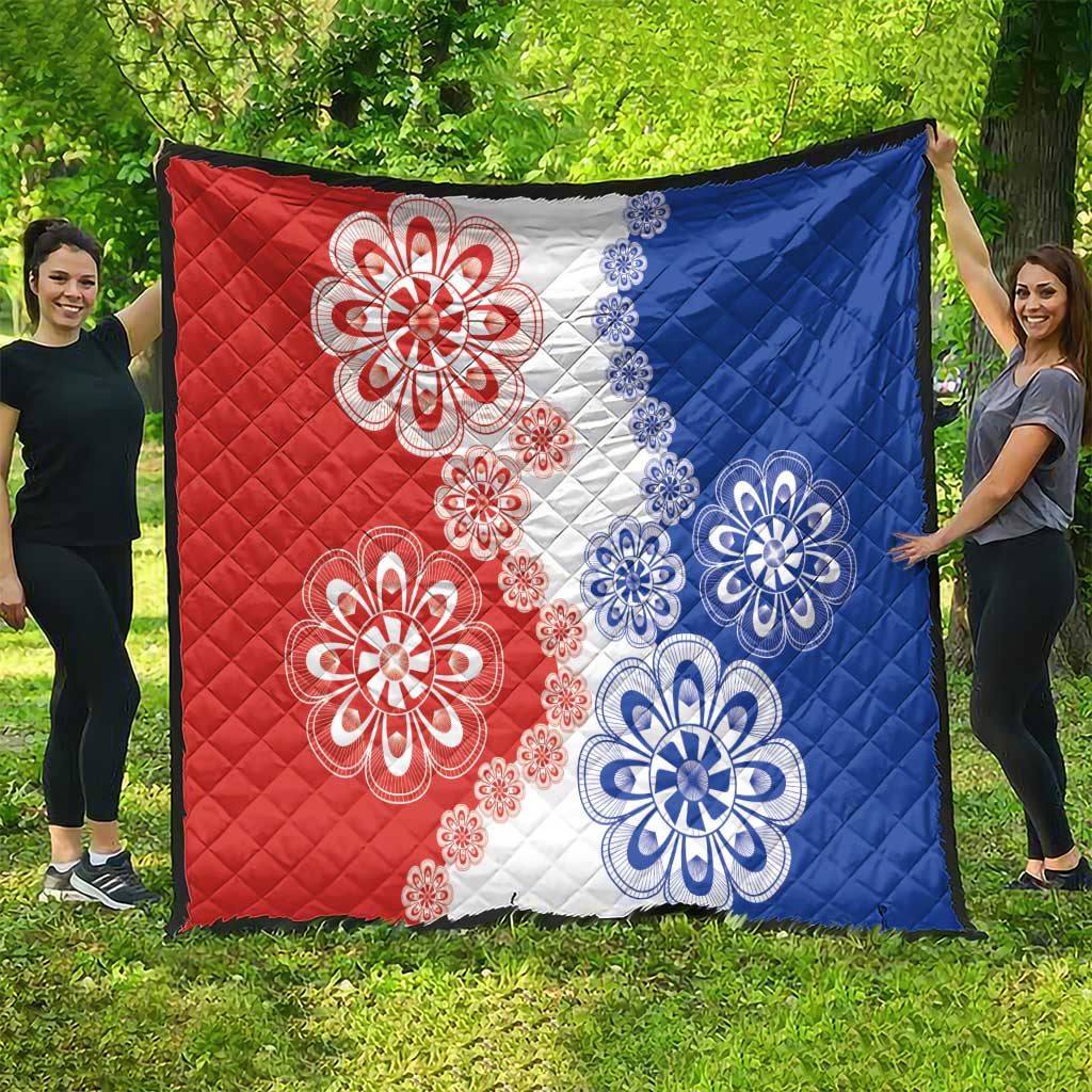 Paraguay Nanduti Traditional Lace Stylized Quilt