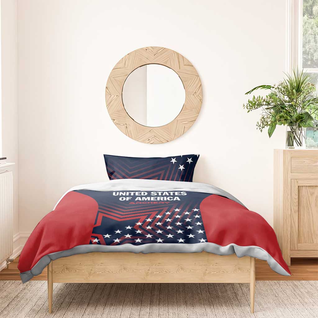 Personalized USA 2025 Archery Bedding Set Aim Shoot Win