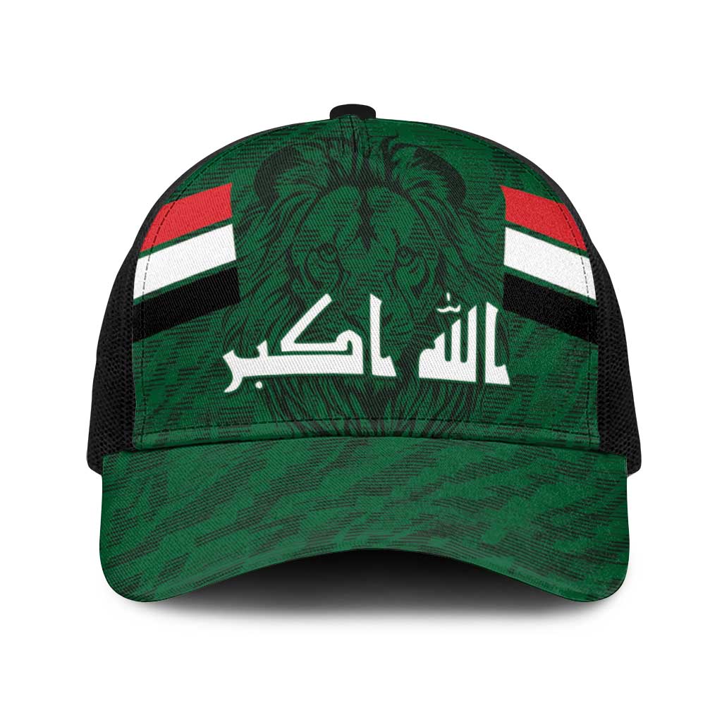 Football 2026 Iraq Baseball Net Cap Go Lions of Mesopotamia