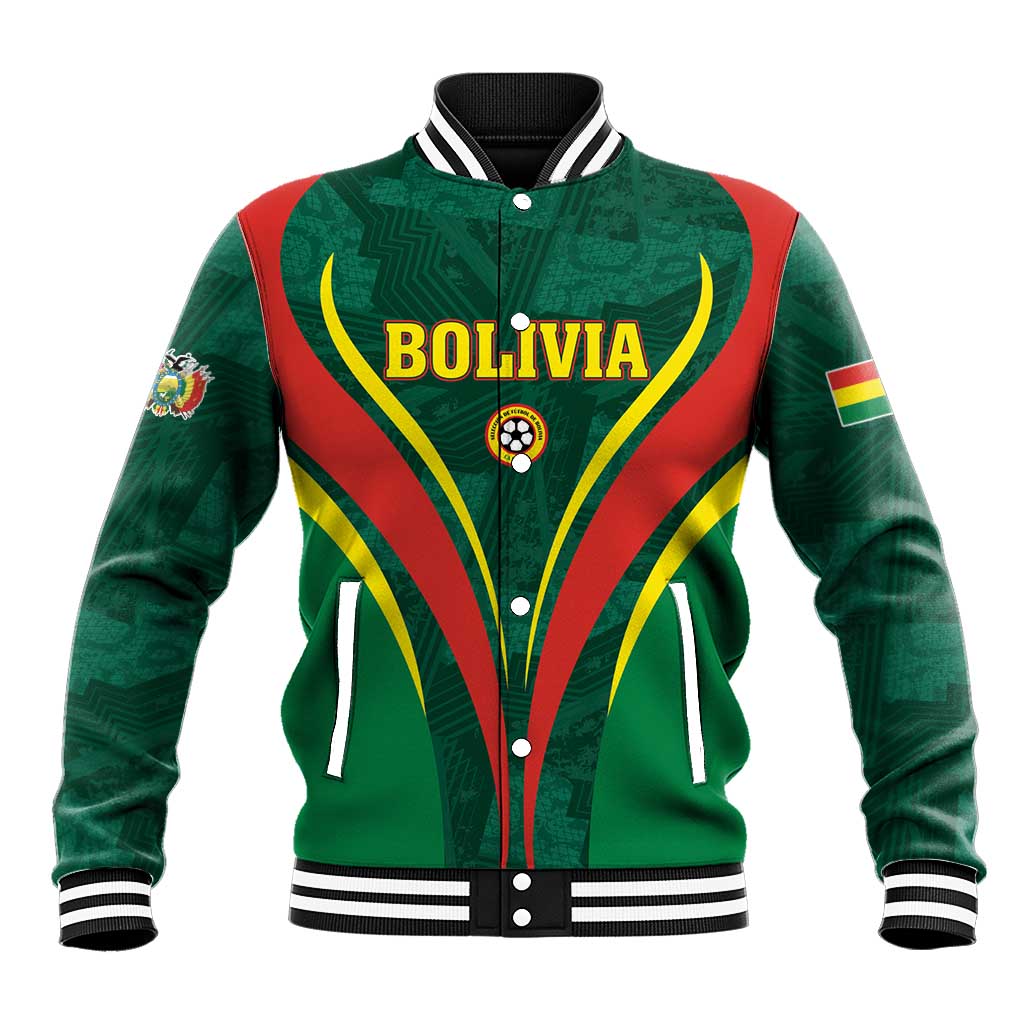Custom Football 2026 Bolivia Baseball Jacket La Verde Come On