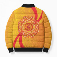Inti Raymi Bomber Puffer Jacket Inca Empire Spirit