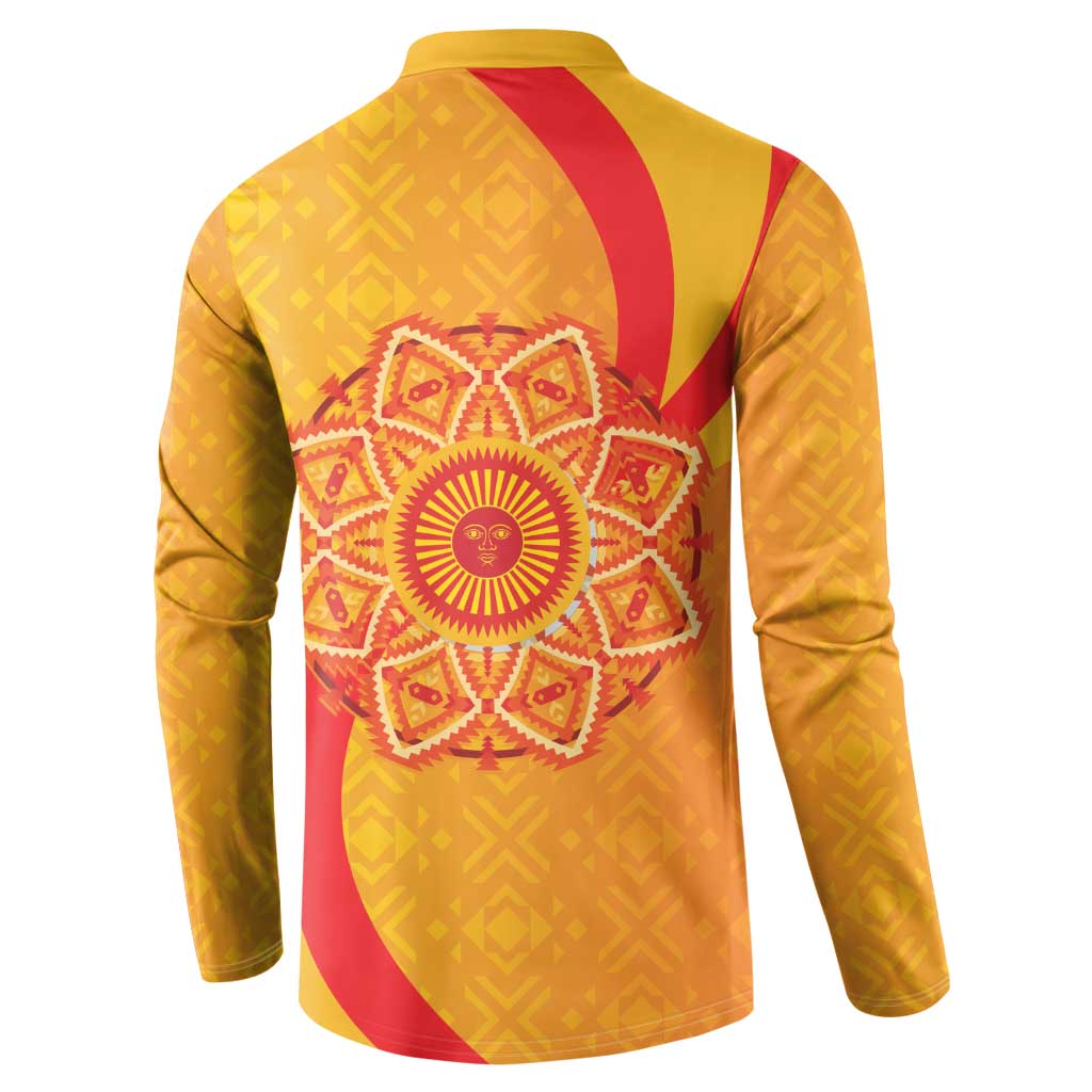 Inti Raymi Button Sweatshirt Inca Empire Spirit