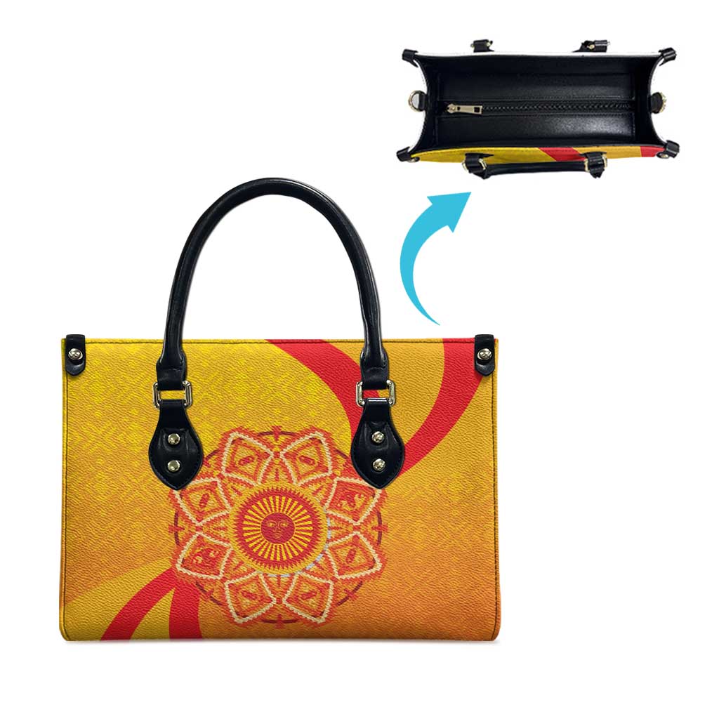 Inti Raymi Leather Bag Inca Empire Spirit