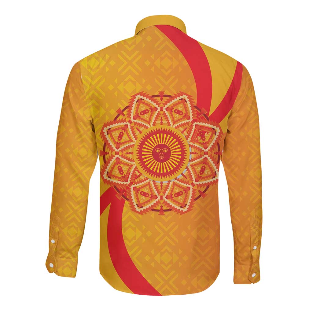 Inti Raymi Long Sleeve Button Shirt Inca Empire Spirit