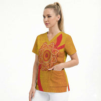 Inti Raymi Scrub Top Inca Empire Spirit