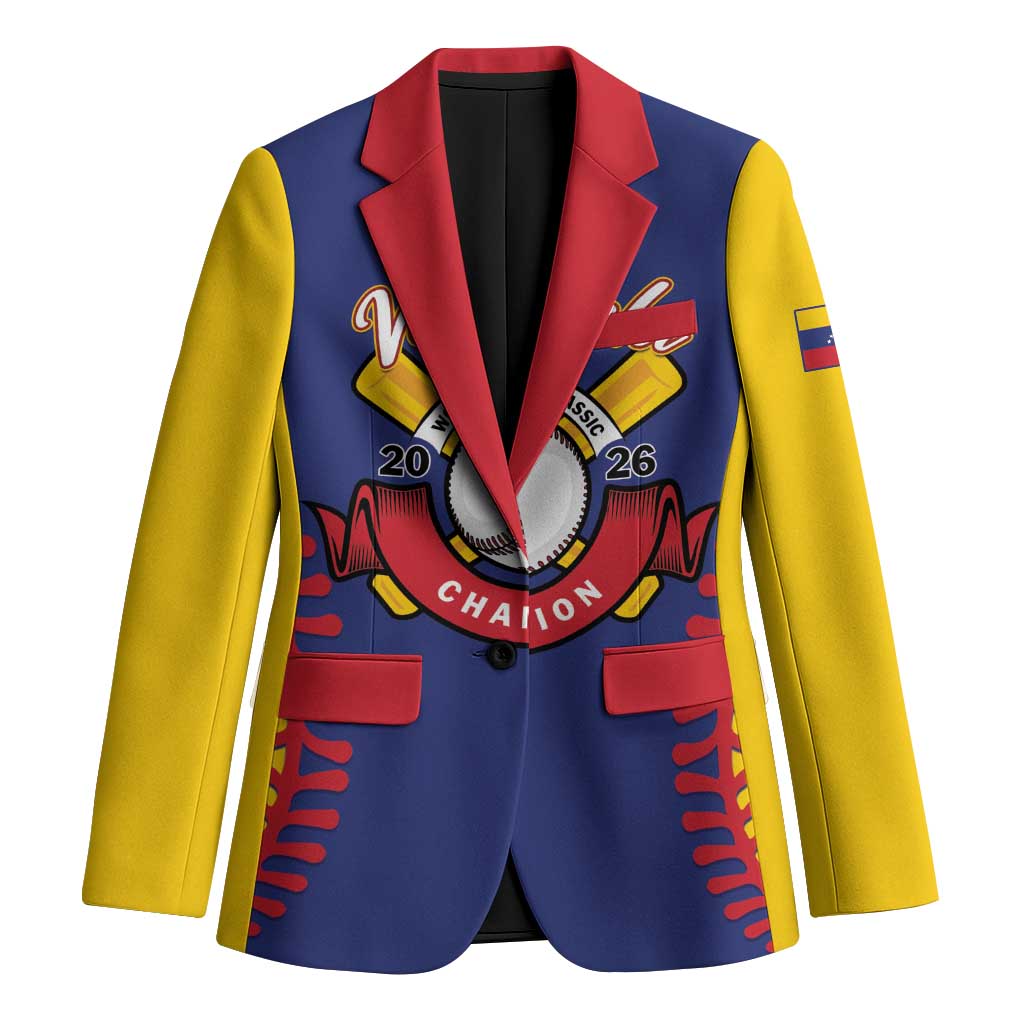 Custom Baseball 2026 Venezuela World Champion Blazer Arepa Power Make History
