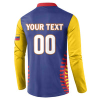 Custom Baseball 2026 Venezuela World Champion Button Sweatshirt Arepa Power Make History