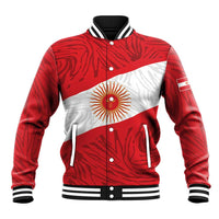 Personalized Peru Inti Baseball Jacket 1822 Flag Stylized