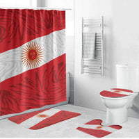 Peru Inti Bathroom Set 1822 Flag Stylized