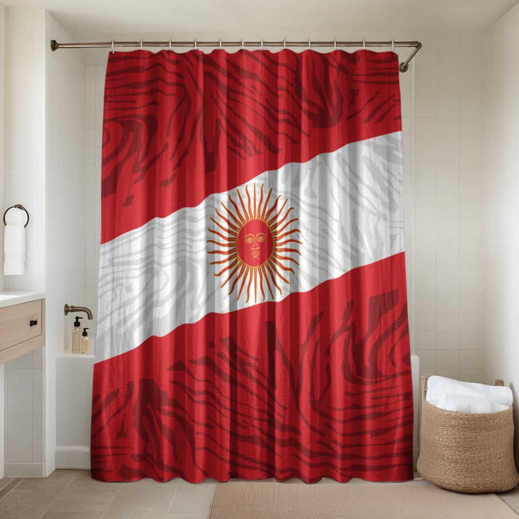 Peru Inti Bathroom Set 1822 Flag Stylized