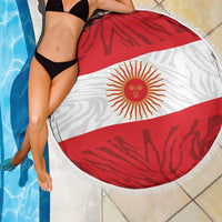 Peru Inti Beach Blanket 1822 Flag Stylized