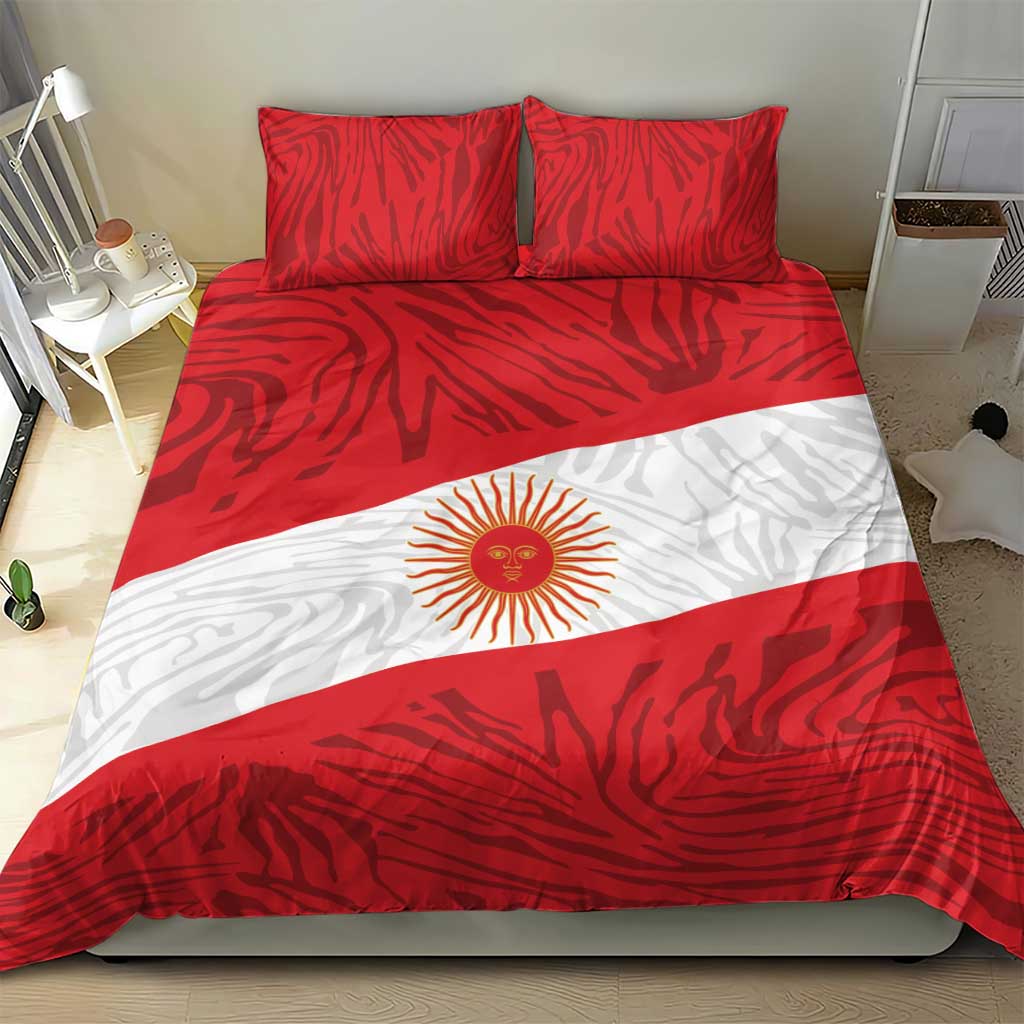 Peru Inti Bedding Set 1822 Flag Stylized