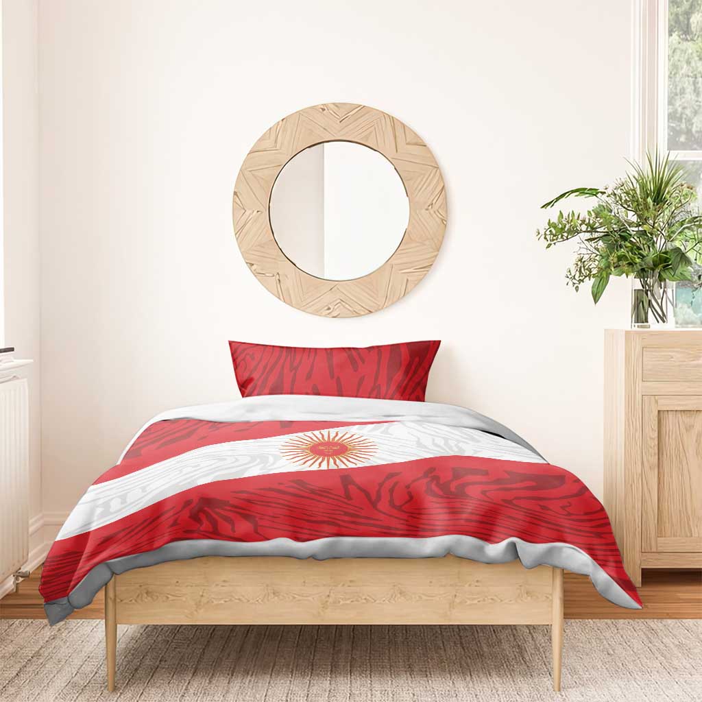 Peru Inti Bedding Set 1822 Flag Stylized