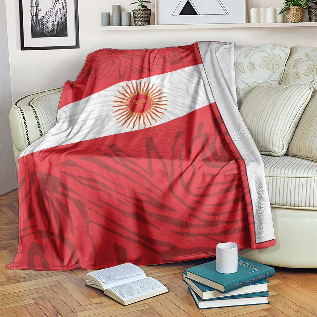 Peru Inti Blanket 1822 Flag Stylized