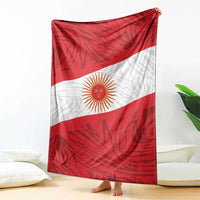 Peru Inti Blanket 1822 Flag Stylized