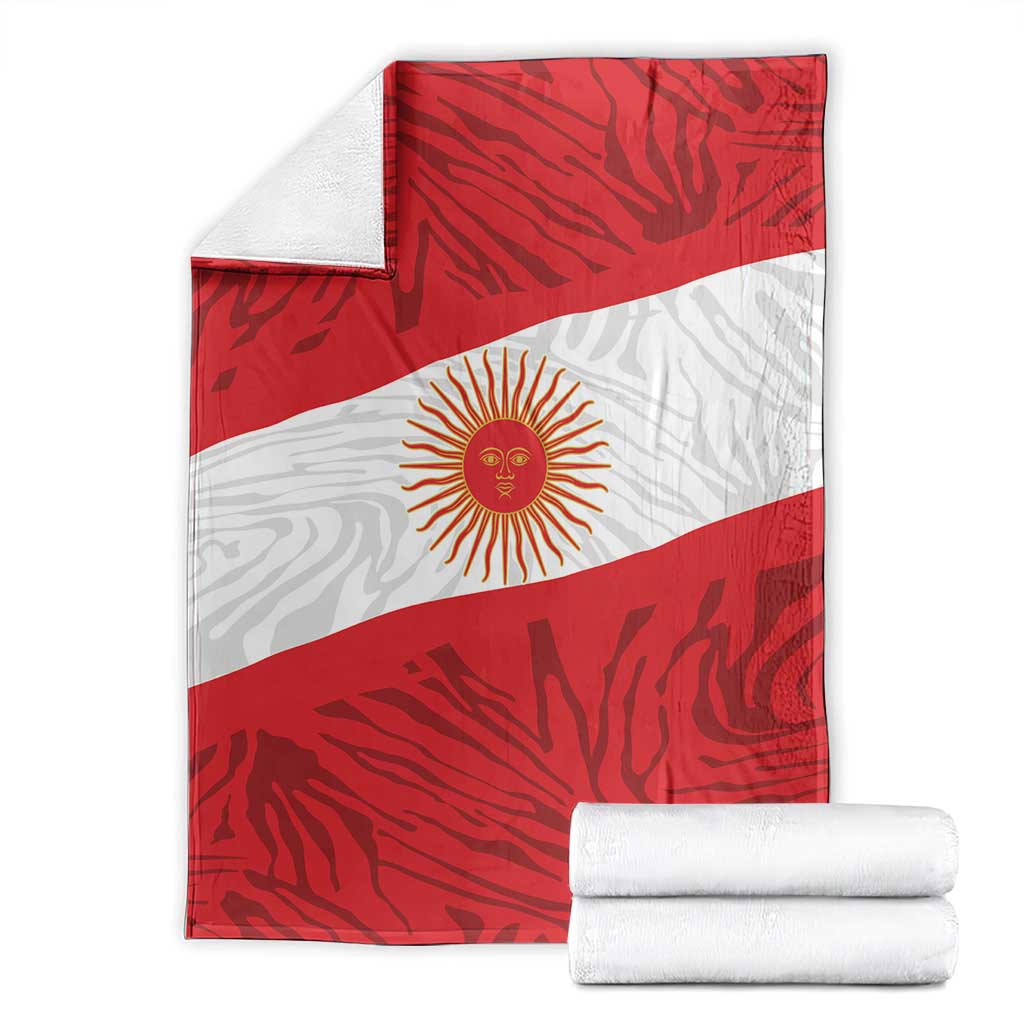 Peru Inti Blanket 1822 Flag Stylized