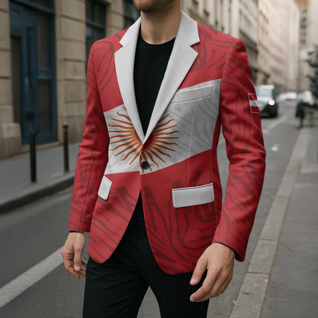 Personalized Peru Inti Blazer 1822 Flag Stylized