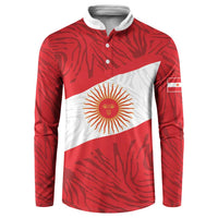 Personalized Peru Inti Button Sweatshirt 1822 Flag Stylized