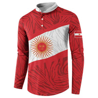 Personalized Peru Inti Button Sweatshirt 1822 Flag Stylized