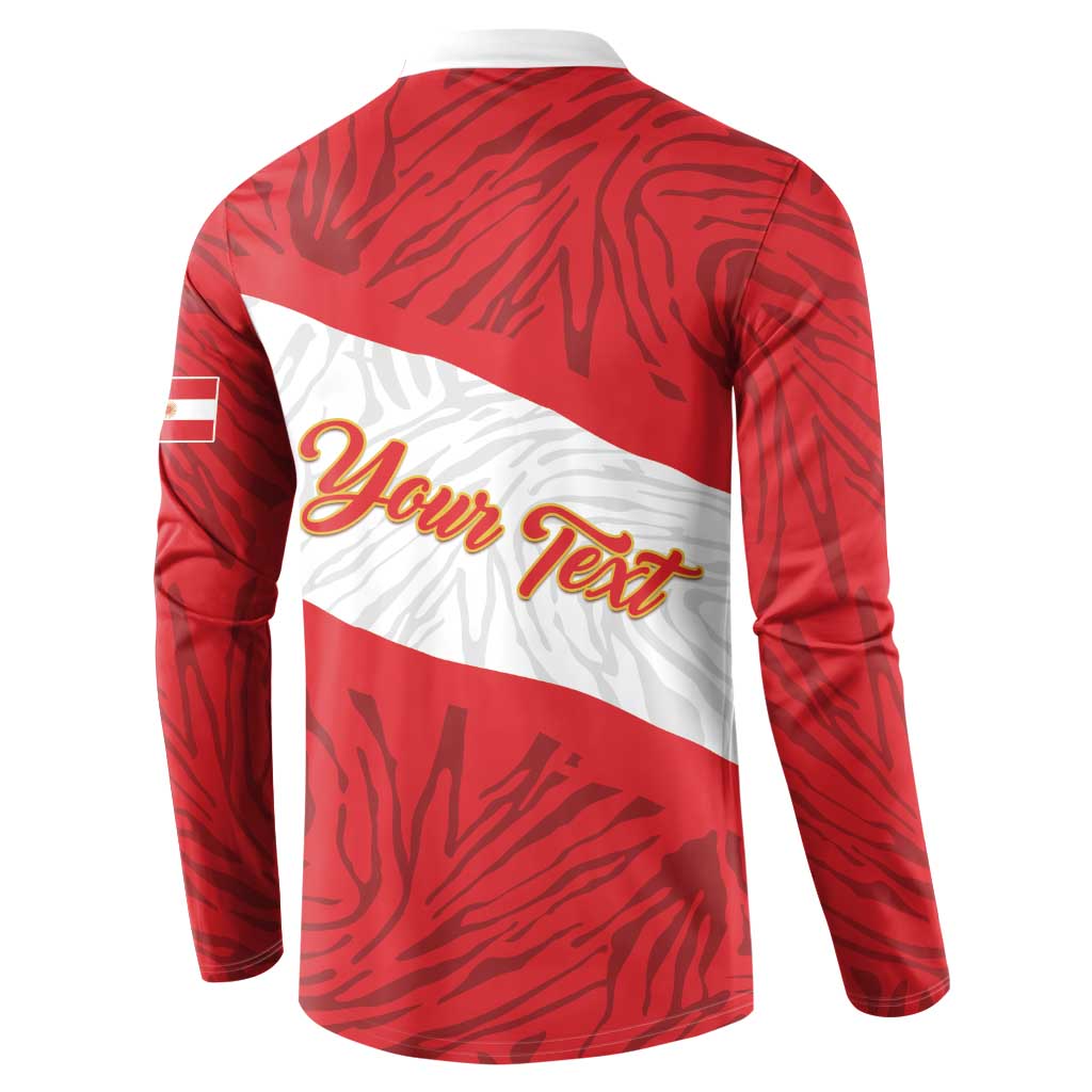 Personalized Peru Inti Button Sweatshirt 1822 Flag Stylized