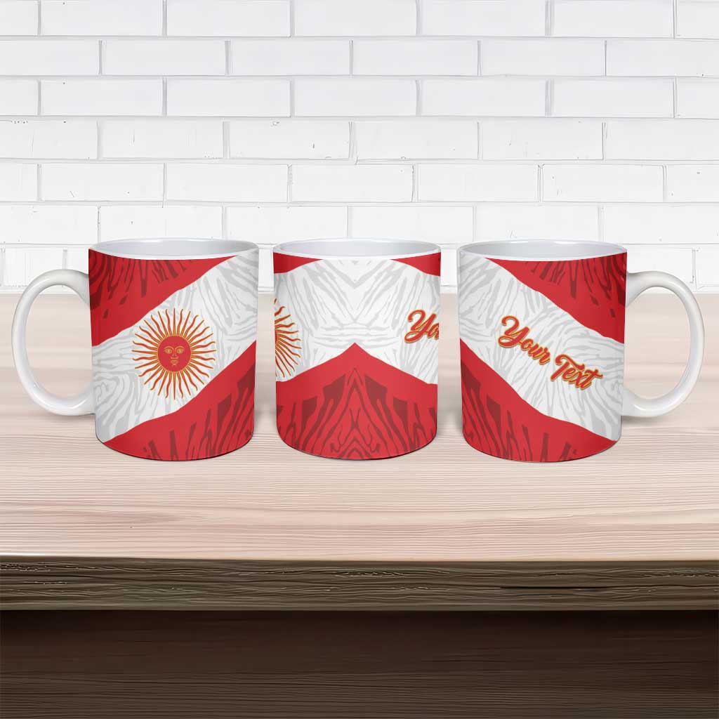 Personalized Peru Inti Ceramic Mug 1822 Flag Stylized