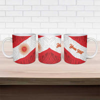 Personalized Peru Inti Ceramic Mug 1822 Flag Stylized