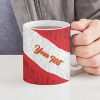 Personalized Peru Inti Ceramic Mug 1822 Flag Stylized
