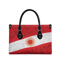 Peru Inti Leather Bag 1822 Flag Stylized