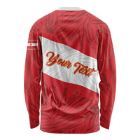 Personalized Peru Inti Long Sleeve Shirt 1822 Flag Stylized