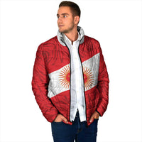 Personalized Peru Inti Padded Jacket 1822 Flag Stylized