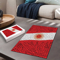 Peru Inti Puzzle 1822 Flag Stylized