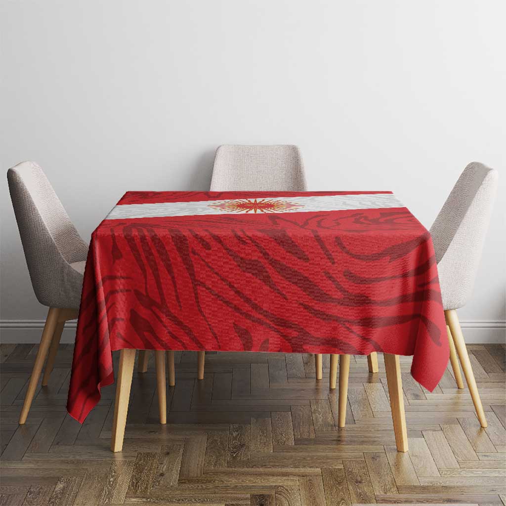 Peru Inti Tablecloth 1822 Flag Stylized