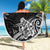 New Zealand 2024 Rugby Beach Blanket Silver Fern Aotearoa Kiwi - Wonder Print Shop