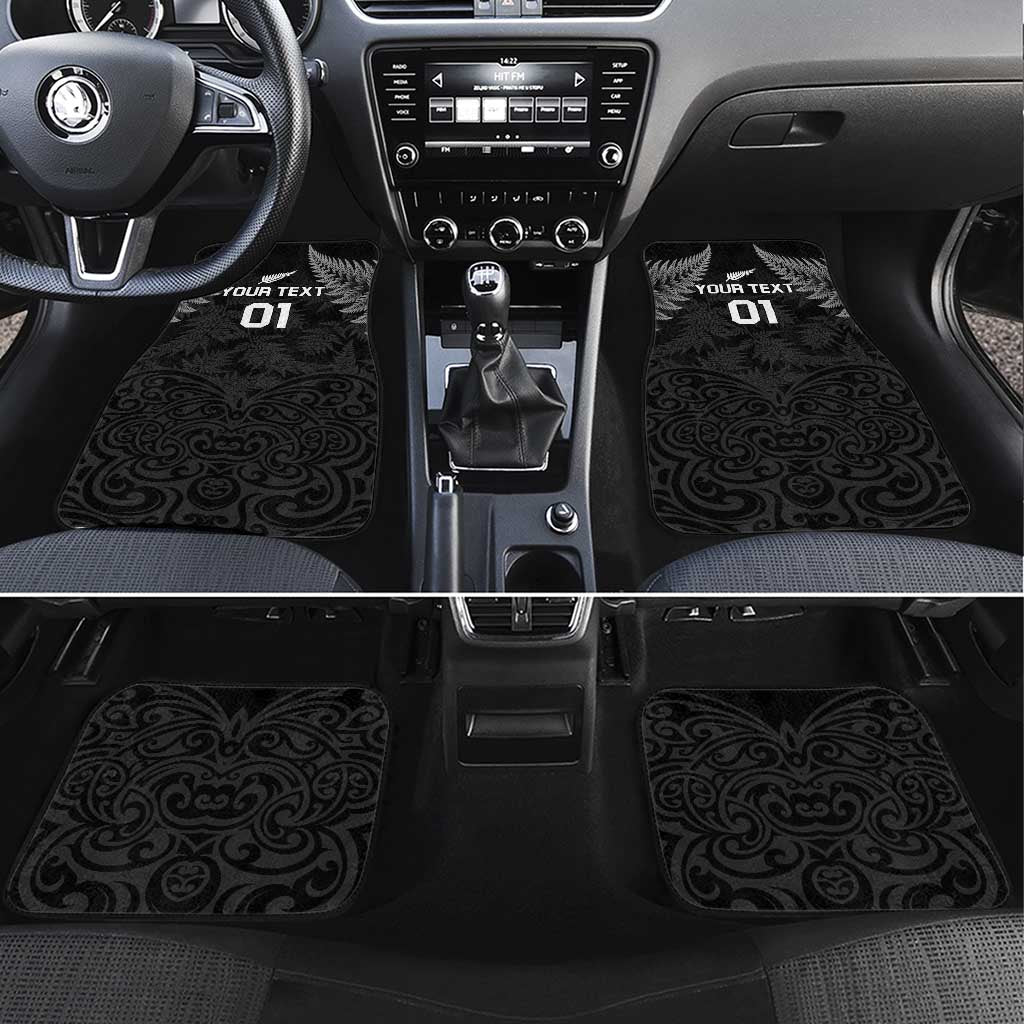 New Zealand 2024 Rugby Car Mats Silver Fern Aotearoa Kiwi - Wonder Print Shop