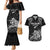 Custom New Zealand 2024 Rugby Couples Matching Mermaid Dress and Hawaiian Shirt Silver Fern Aotearoa Kiwi - Wonder Print Shop